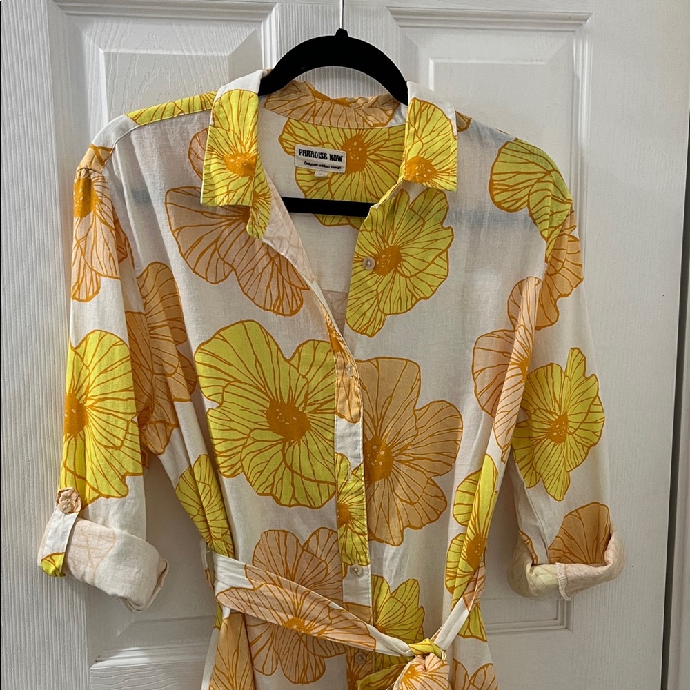 Paradise Bay Floral Button-Up Dress